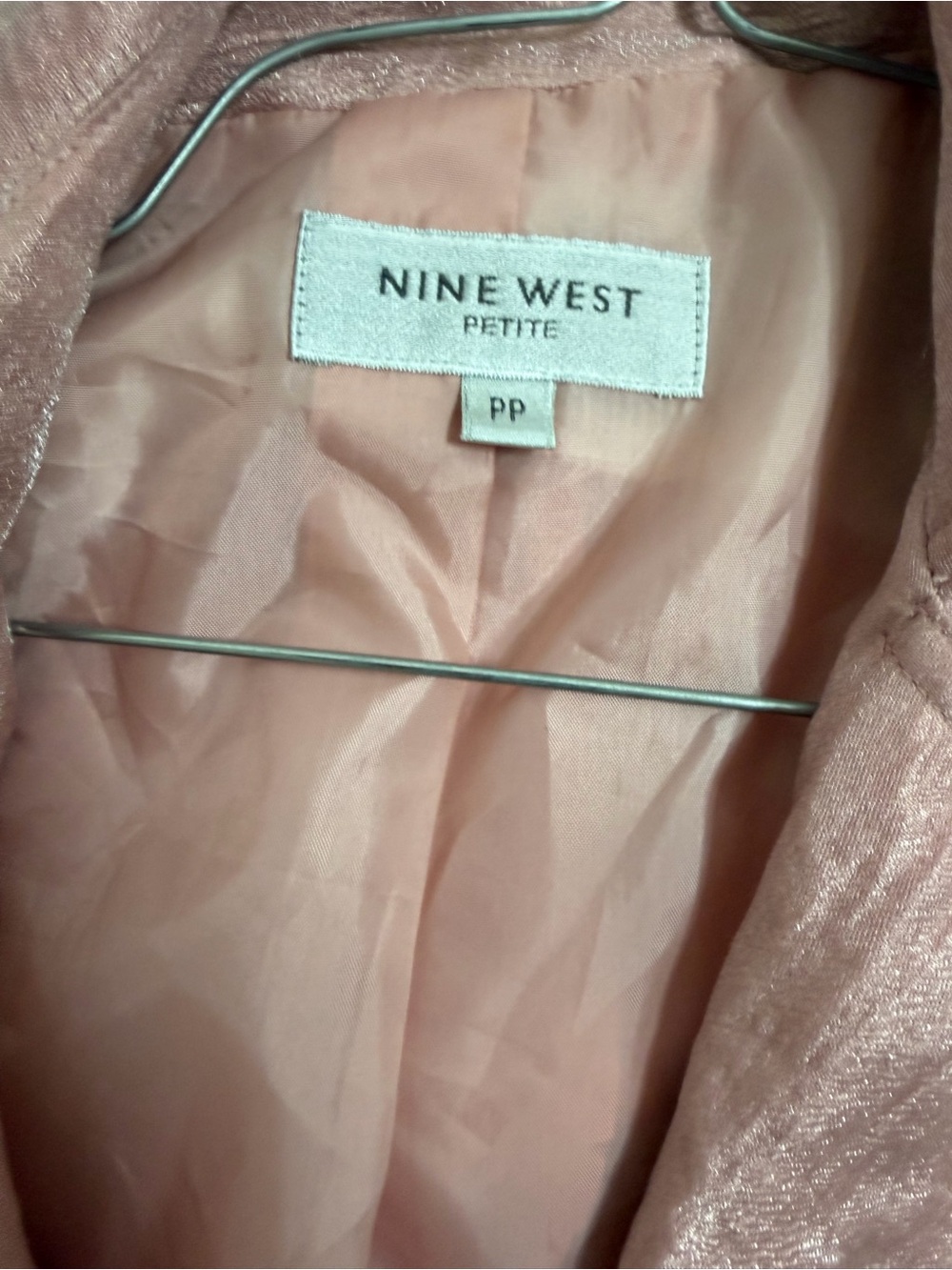 Nine West Metallic Rose Trench Coat - Picture 2 of 7